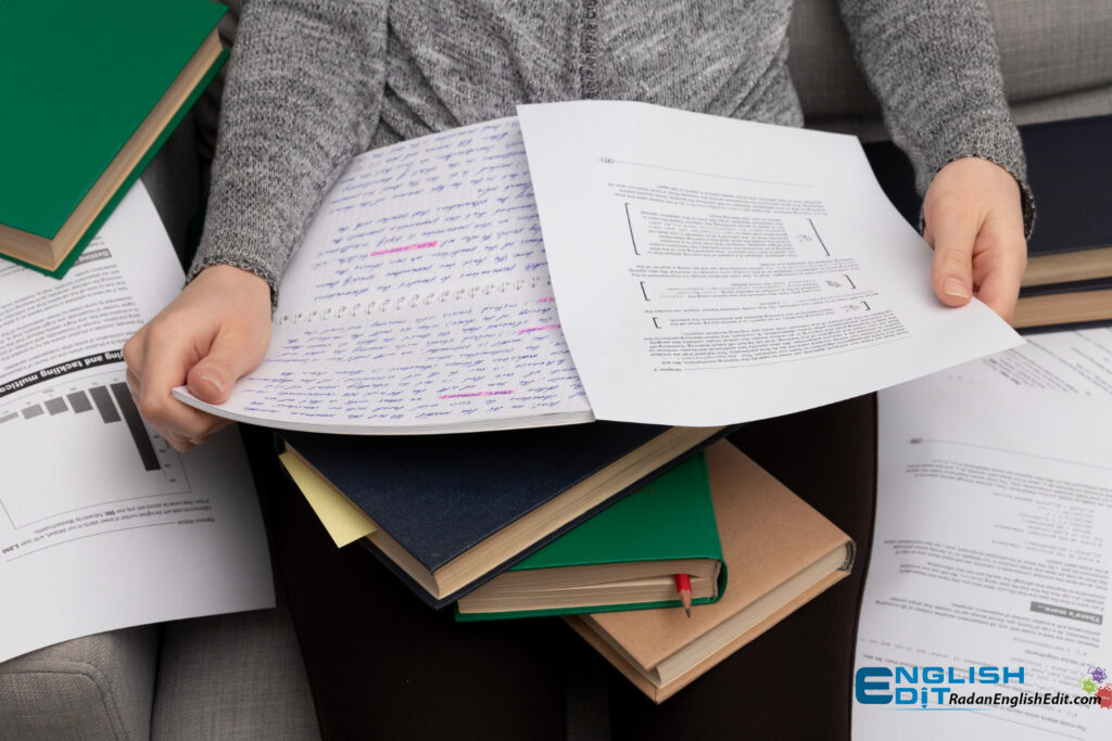 ادیت مقالات علمی